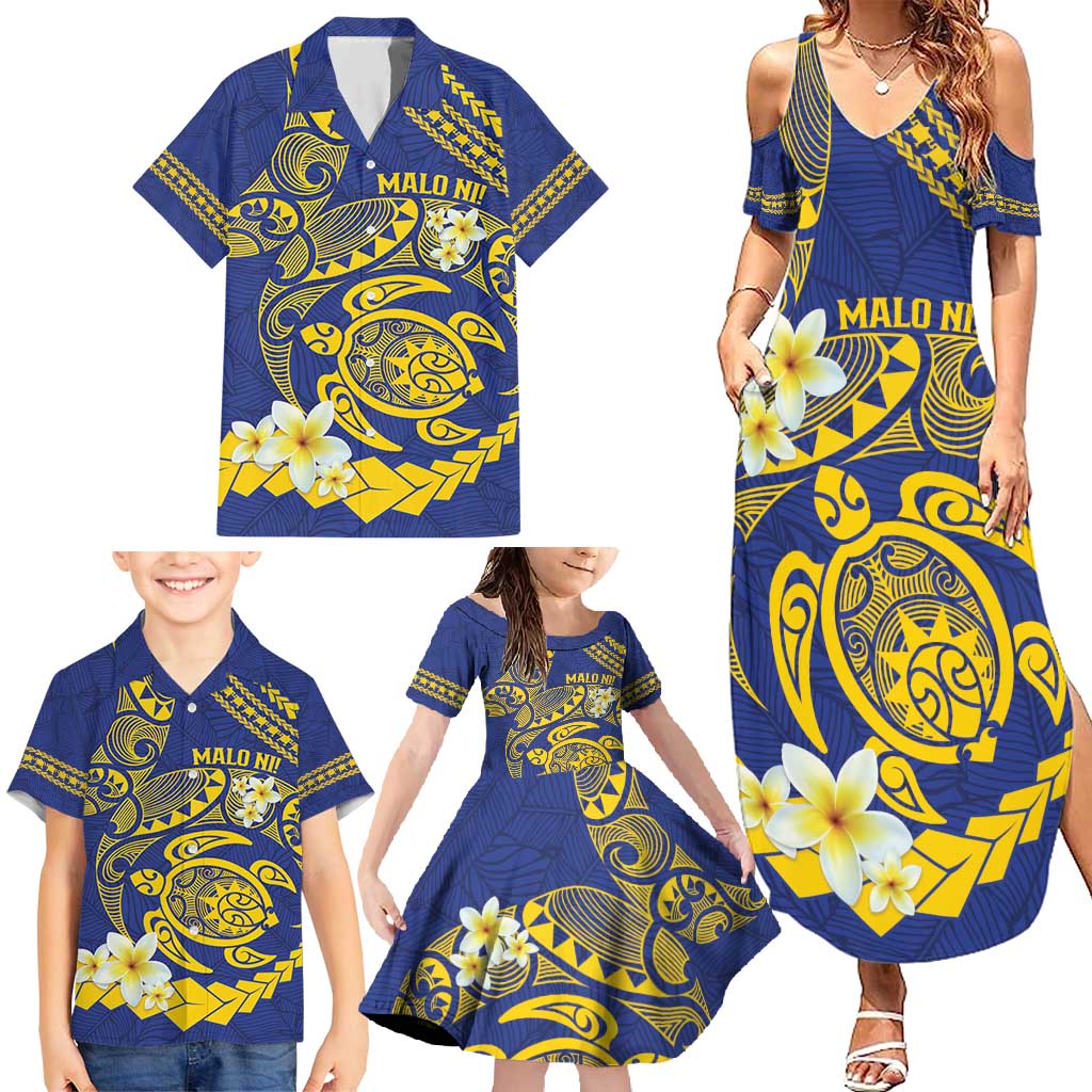 Te Vaiaho o te Gagana Tokelau Family Matching Summer Maxi Dress and Hawaiian Shirt Polynesian Turtle - Malo Ni!