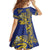 Te Vaiaho o te Gagana Tokelau Kid Short Sleeve Dress Polynesian Turtle - Malo Ni!