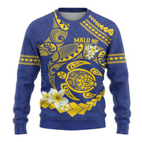 Te Vaiaho o te Gagana Tokelau Ugly Christmas Sweater Polynesian Turtle - Malo Ni! LT14 - Polynesian Pride