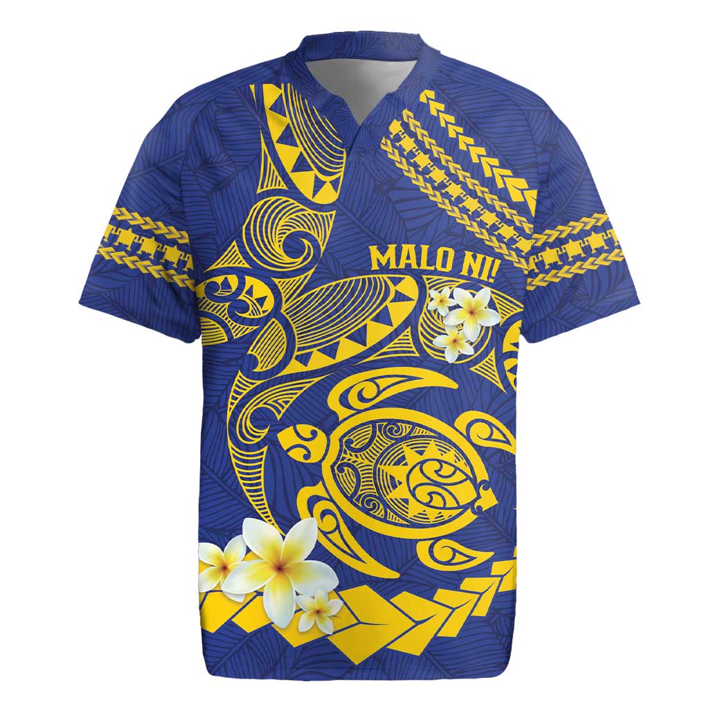 Te Vaiaho o te Gagana Tokelau Rugby Jersey Polynesian Turtle - Malo Ni! LT14 Blue - Polynesian Pride