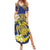 Te Vaiaho o te Gagana Tokelau Summer Maxi Dress Polynesian Turtle - Malo Ni!