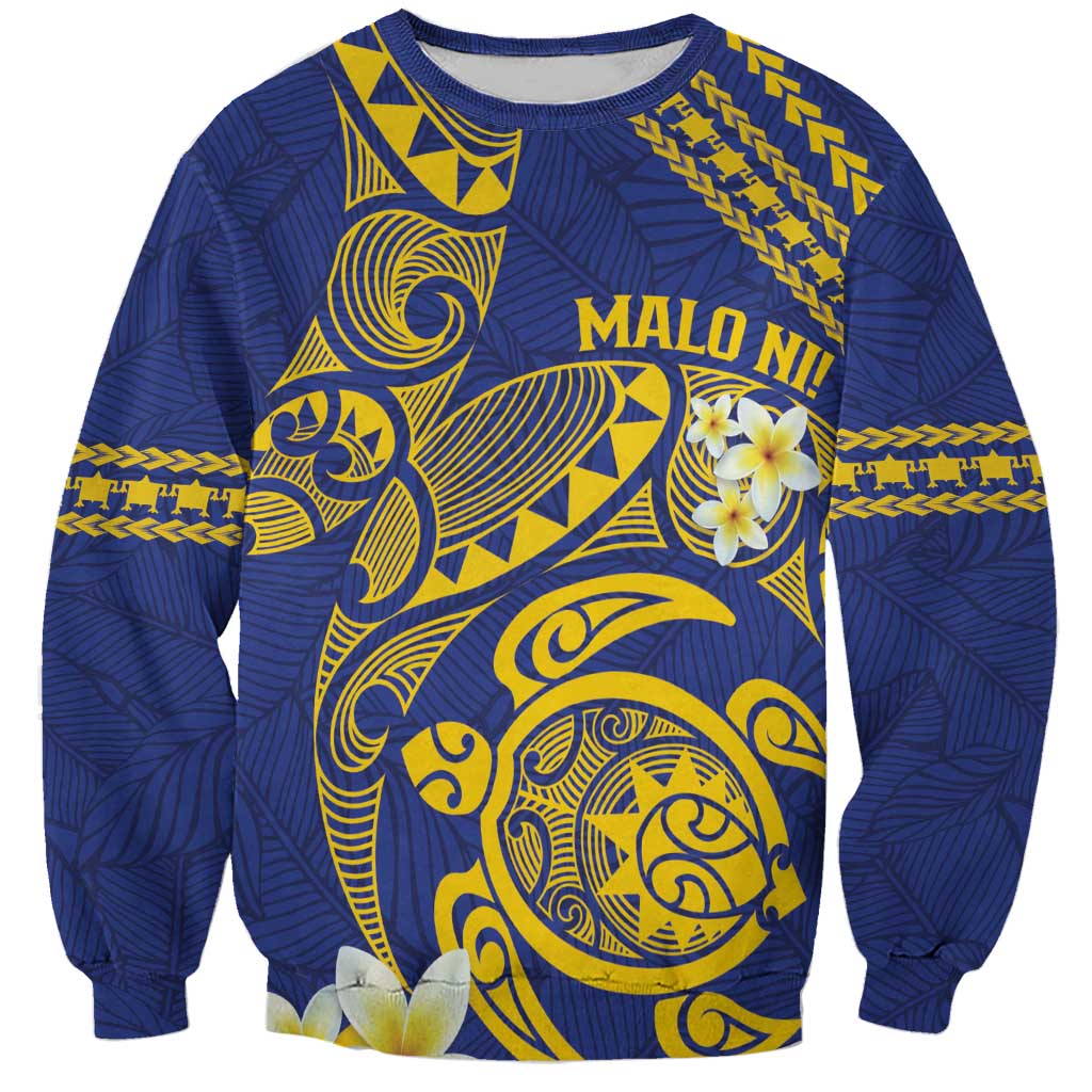 Te Vaiaho o te Gagana Tokelau Sweatshirt Polynesian Turtle - Malo Ni!