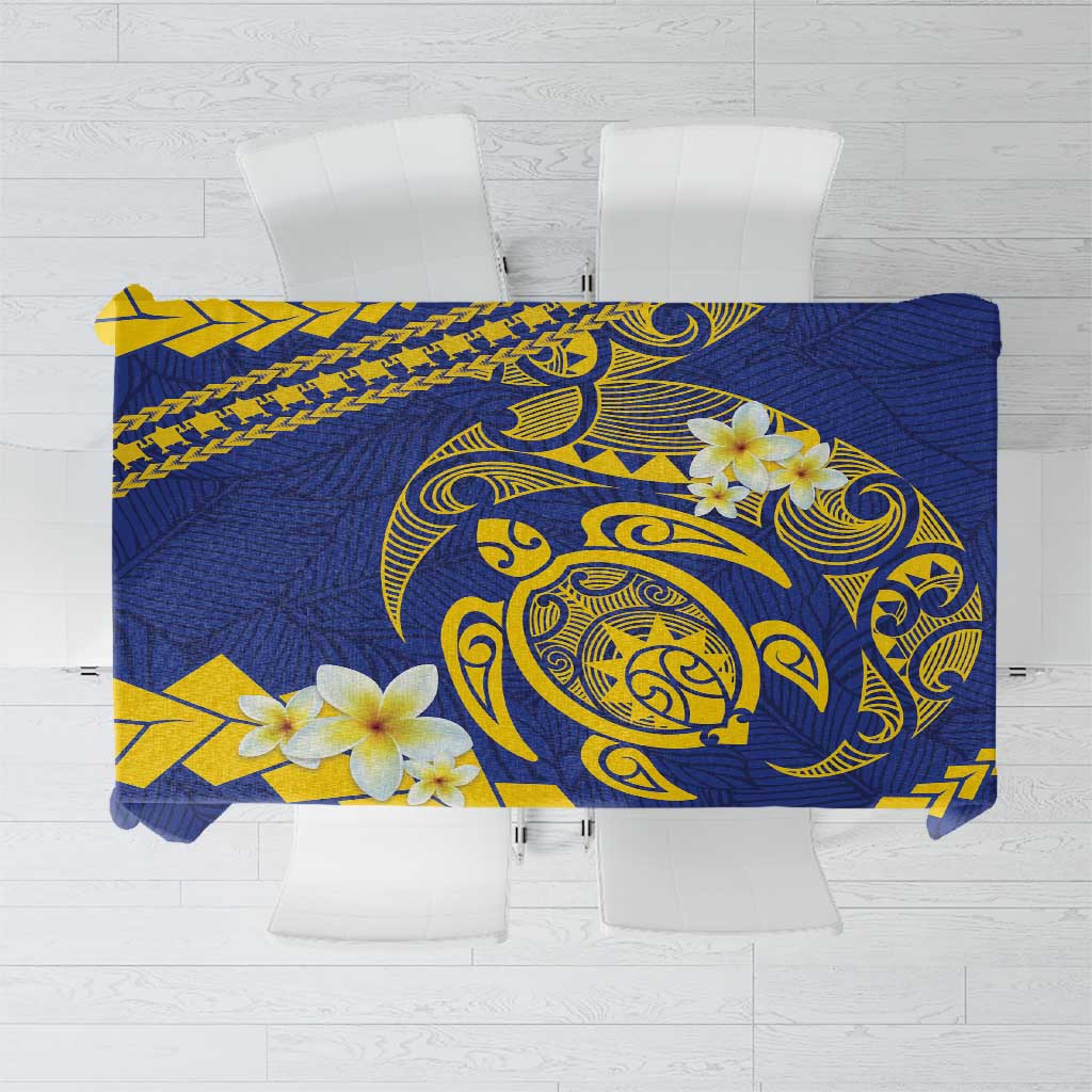 Te Vaiaho o te Gagana Tokelau Tablecloth Polynesian Turtle - Malo Ni! LT14 Blue - Polynesian Pride