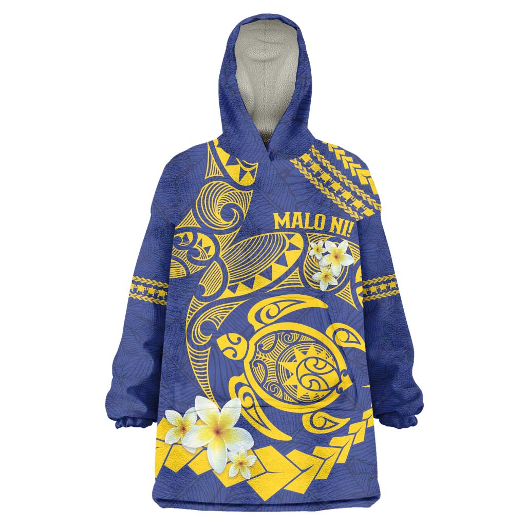 Te Vaiaho o te Gagana Tokelau Wearable Blanket Hoodie Polynesian Turtle - Malo Ni!