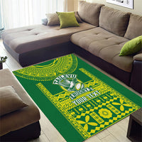 Fiji Tailevu Rugby Custom Area Rug Go Champions Fijian Tapa Pattern LT14 - Polynesian Pride