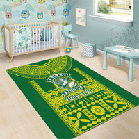 Fiji Tailevu Rugby Custom Area Rug Go Champions Fijian Tapa Pattern LT14 - Polynesian Pride