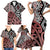 New Zealand Family Matching Short Sleeve Bodycon Dress and Hawaiian Shirt Aotearoa Kowhaiwhai Mix Taniko Art LT14 - Polynesian Pride