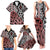 New Zealand Family Matching Tank Maxi Dress and Hawaiian Shirt Aotearoa Kowhaiwhai Mix Taniko Art LT14 - Polynesian Pride