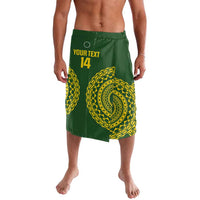 Custom Avaiki Cook Islands Rugby Lavalava Kuki Airani Tatau Green LT14 Green - Polynesian Pride