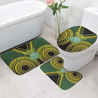 Avaiki Cook Islands Rugby Bathroom Set Kuki Airani Tatau Black LT14 - Polynesian Pride