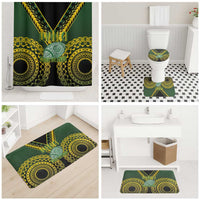 Avaiki Cook Islands Rugby Bathroom Set Kuki Airani Tatau Black LT14 - Polynesian Pride