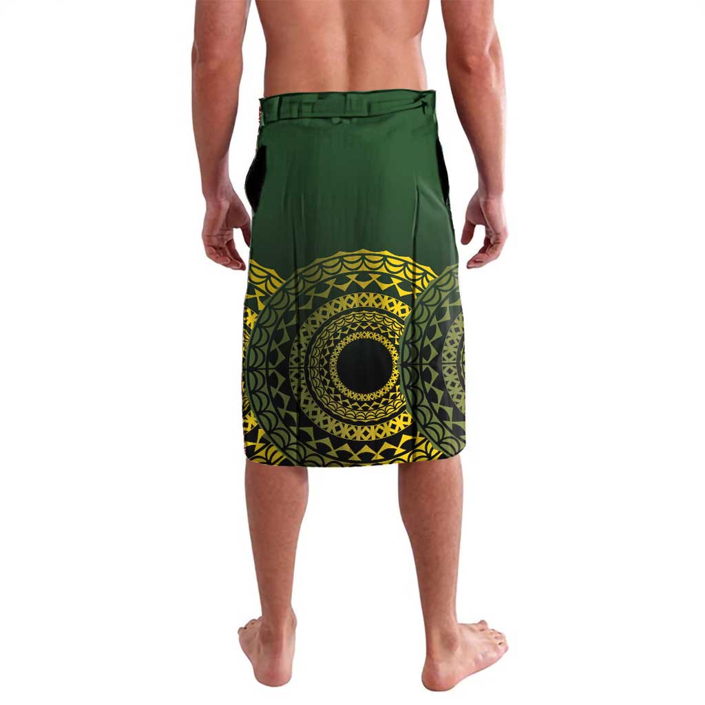 Custom Avaiki Cook Islands Rugby Lavalava Kuki Airani Tatau Black LT14 - Polynesian Pride