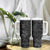 Polynesia Tumbler With Handle Polynesian Pattern Mix Plumeria Black