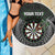 Personalised New Zealand Darts Beach Blanket Dartboard Maori Fern Puhoro Art