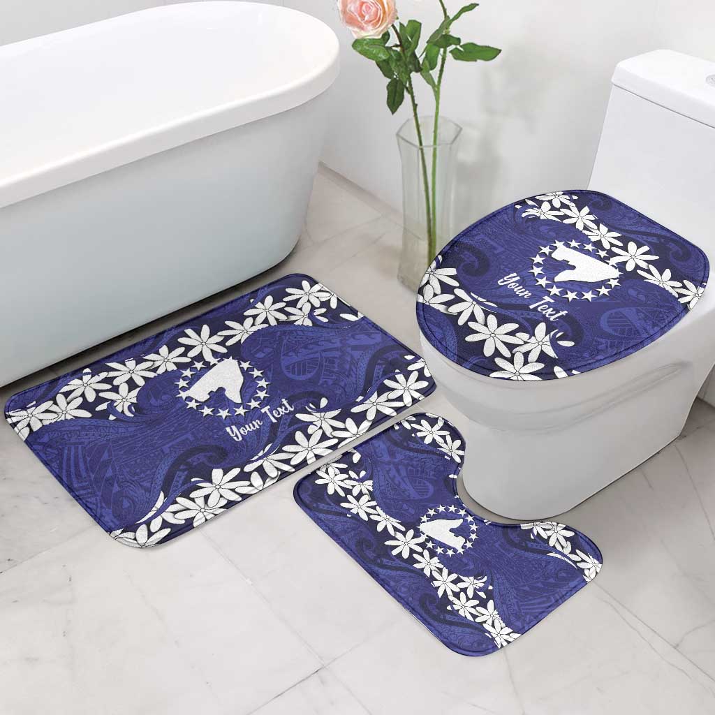 Personalised Cook Islands Pukapuka Bathroom Set Tiare Maori Polynesian Waves Tattoo LT14 - Polynesian Pride