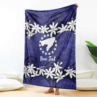 Personalised Cook Islands Pukapuka Blanket Tiare Maori Polynesian Waves Tattoo LT14 - Polynesian Pride