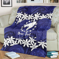 Personalised Cook Islands Pukapuka Blanket Tiare Maori Polynesian Waves Tattoo LT14 - Polynesian Pride