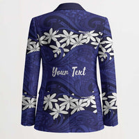 Personalised Cook Islands Pukapuka Blazer Tiare Maori Polynesian Waves Tattoo LT14 - Polynesian Pride