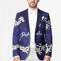 Personalised Cook Islands Pukapuka Blazer Tiare Maori Polynesian Waves Tattoo LT14 - Polynesian Pride
