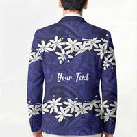 Personalised Cook Islands Pukapuka Blazer Tiare Maori Polynesian Waves Tattoo LT14 - Polynesian Pride