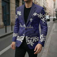 Personalised Cook Islands Pukapuka Blazer Tiare Maori Polynesian Waves Tattoo LT14 - Polynesian Pride