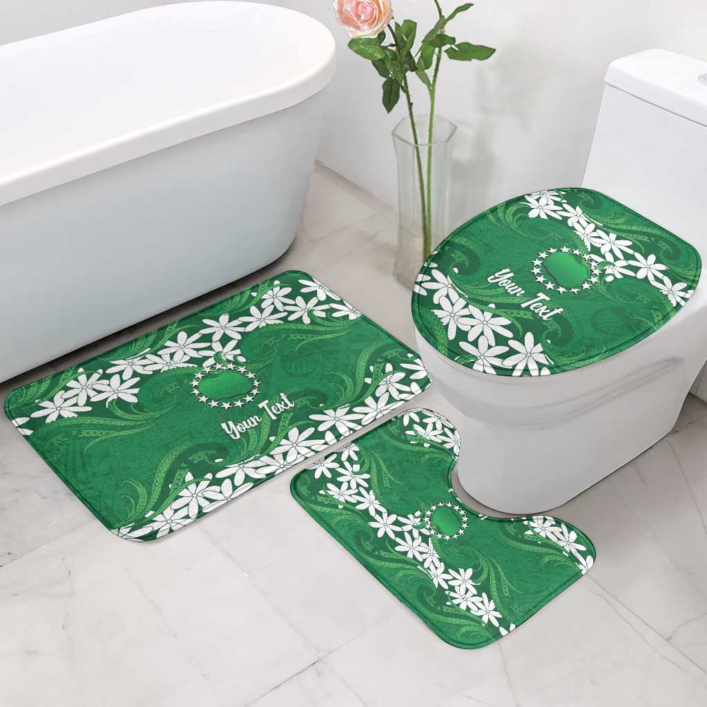 Personalised Cook Islands Rarotonga Bathroom Set Tiare Maori Polynesian Waves Tattoo LT14 - Polynesian Pride