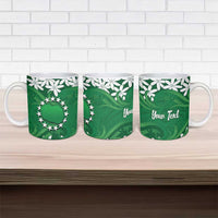 Personalised Cook Islands Rarotonga Ceramic Mug Tiare Maori Polynesian Waves Tattoo LT14 - Polynesian Pride