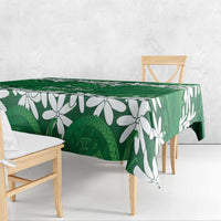 Personalised Cook Islands Rarotonga Tablecloth Tiare Maori Polynesian Waves Tattoo LT14 - Polynesian Pride