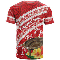 Kingdom Of Tonga Emancipation Day T Shirt Tongan Ngatu With Kumete Red LT14 - Polynesian Pride