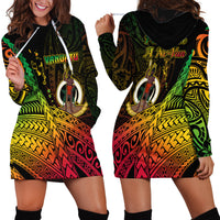 Polynesian Pride Vanuatu Hoodie Dress Proud To Be A Ni-Van LT14 - Polynesian Pride