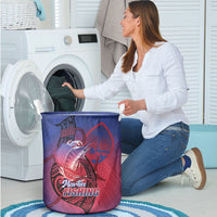 Guam Blue Marlin Fishing Laundry Basket Guahan Fish Hook Tattoo LT14 - Polynesian Pride
