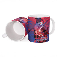 Guam Blue Marlin Fishing Ceramic Mug Guahan Fish Hook Tattoo LT14 - Polynesian Pride