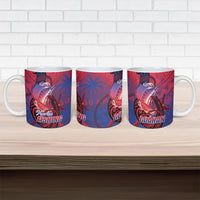 Guam Blue Marlin Fishing Ceramic Mug Guahan Fish Hook Tattoo LT14 - Polynesian Pride