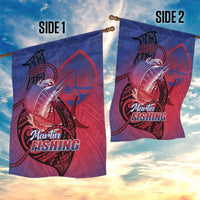 Guam Blue Marlin Fishing Garden Flag Guahan Fish Hook Tattoo LT14 - Polynesian Pride