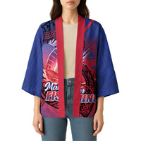 Guam Blue Marlin Fishing Kimono Guahan Fish Hook Tattoo LT14 - Polynesian Pride