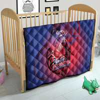Guam Blue Marlin Fishing Quilt Guahan Fish Hook Tattoo LT14 - Polynesian Pride