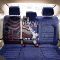 Personalized Hawaii Statehood Day Back Car Seat Cover 66th Anniversary LT14 - Polynesian Pride