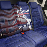 Personalized Hawaii Statehood Day Back Car Seat Cover 66th Anniversary LT14 - Polynesian Pride