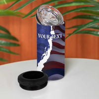 Personalized Hawaii Statehood Day 4 in 1 Can Cooler Tumbler 66th Anniversary LT14 - Polynesian Pride