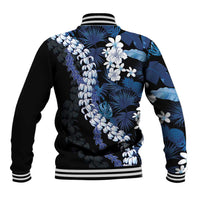 Polu Aloha Hawaii Lei Baseball Jacket Tropical Flowers Elegant Vibe LT14 - Polynesian Pride