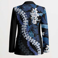 Polu Aloha Hawaii Lei Blazer Tropical Flowers Elegant Vibe LT14 - Polynesian Pride