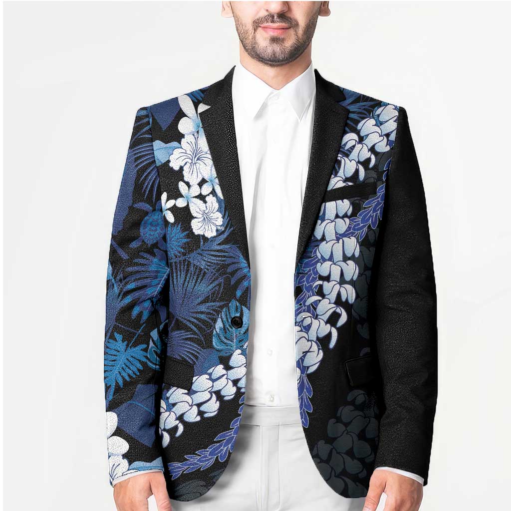 Polu Aloha Hawaii Lei Blazer Tropical Flowers Elegant Vibe LT14 - Polynesian Pride