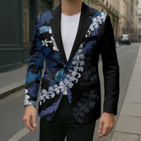 Polu Aloha Hawaii Lei Blazer Tropical Flowers Elegant Vibe LT14 - Polynesian Pride