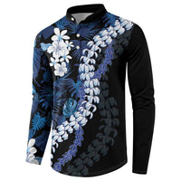 Polu Aloha Hawaii Lei Button Sweatshirt Tropical Flowers Elegant Vibe LT14 - Polynesian Pride