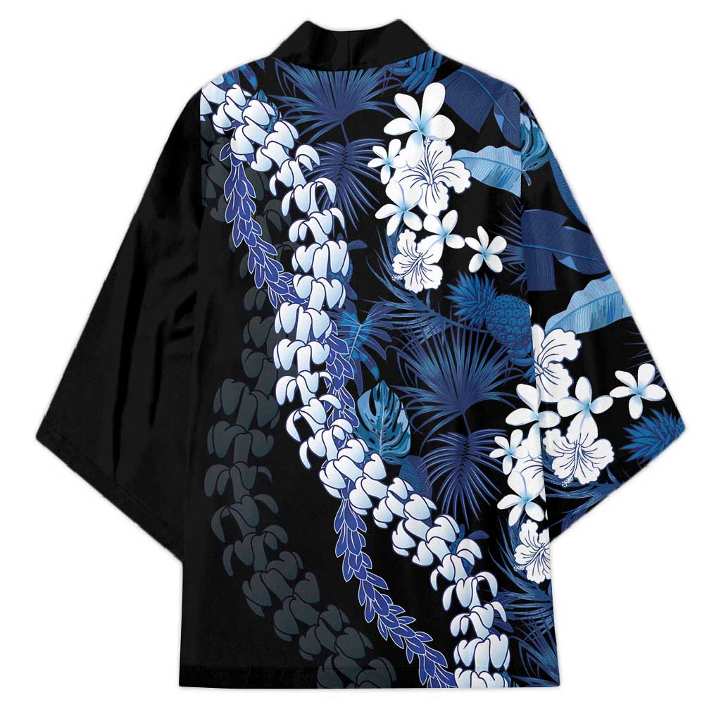 Polu Aloha Hawaii Lei Kimono Tropical Flowers Elegant Vibe LT14 - Polynesian Pride