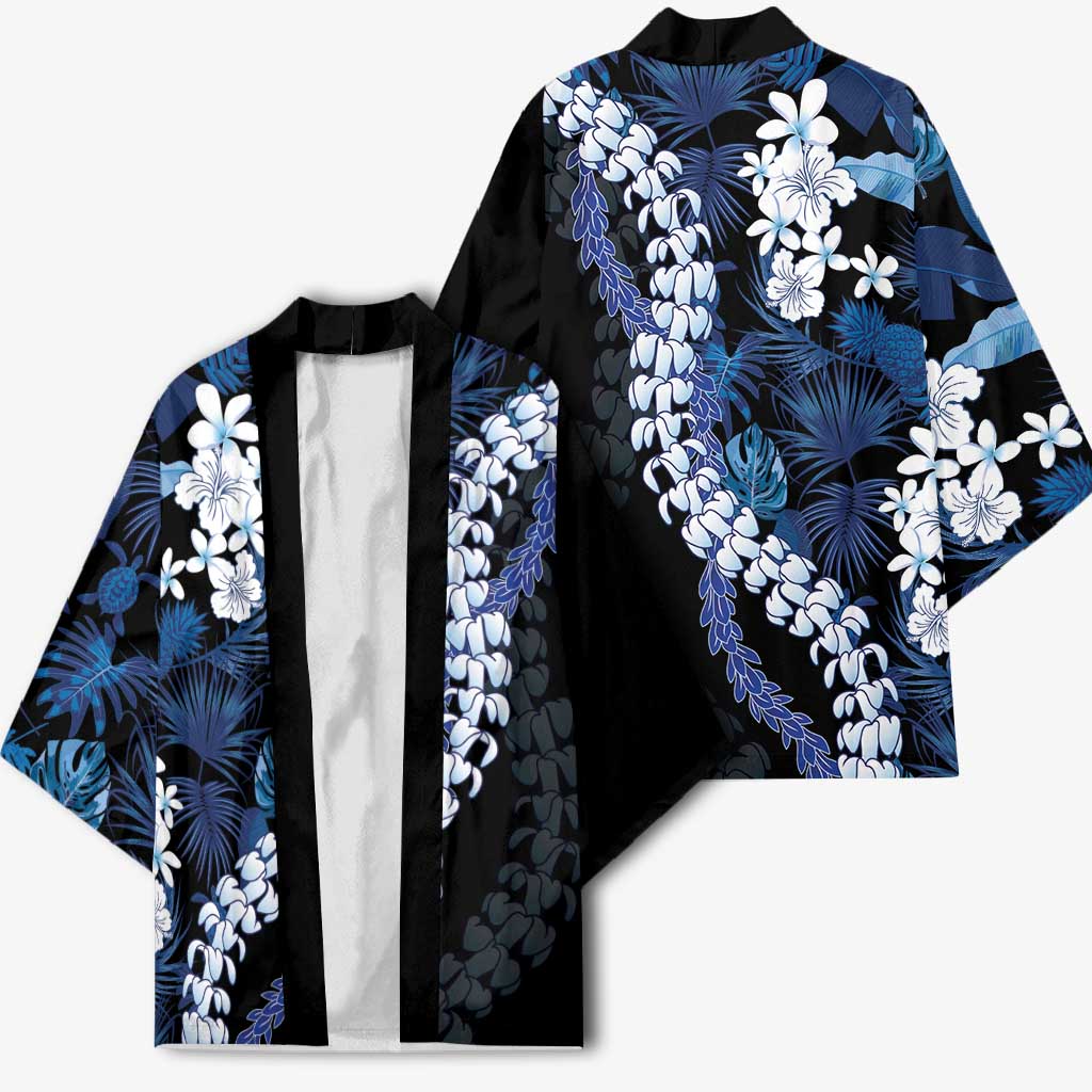 Polu Aloha Hawaii Lei Kimono Tropical Flowers Elegant Vibe LT14 - Polynesian Pride