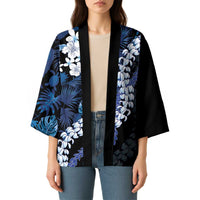 Polu Aloha Hawaii Lei Kimono Tropical Flowers Elegant Vibe LT14 - Polynesian Pride