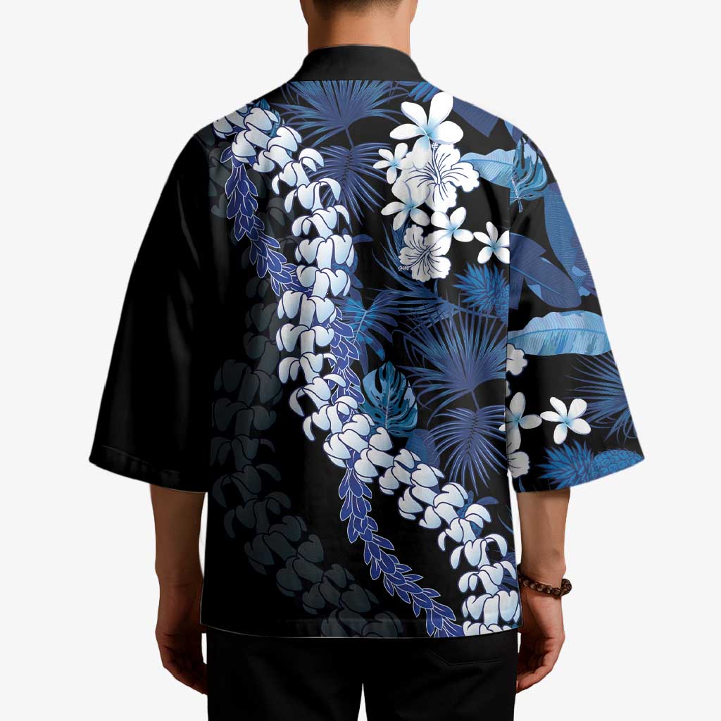 Polu Aloha Hawaii Lei Kimono Tropical Flowers Elegant Vibe LT14 - Polynesian Pride
