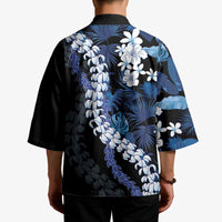 Polu Aloha Hawaii Lei Kimono Tropical Flowers Elegant Vibe LT14 - Polynesian Pride