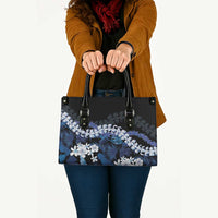 Polu Aloha Hawaii Lei Leather Bag Tropical Flowers Elegant Vibe LT14 - Polynesian Pride